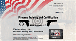 Desktop Screenshot of firearmstrainingandcertification.com